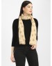 women flower print design stole camel